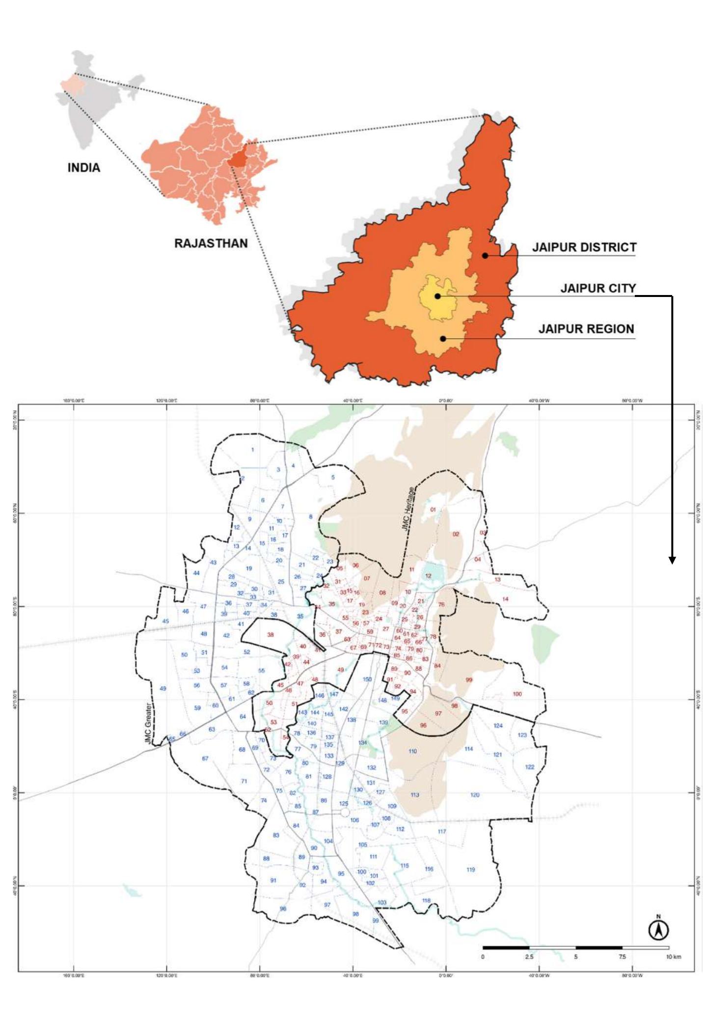  Location of Jaipur City. Source: UN-Habitat. 