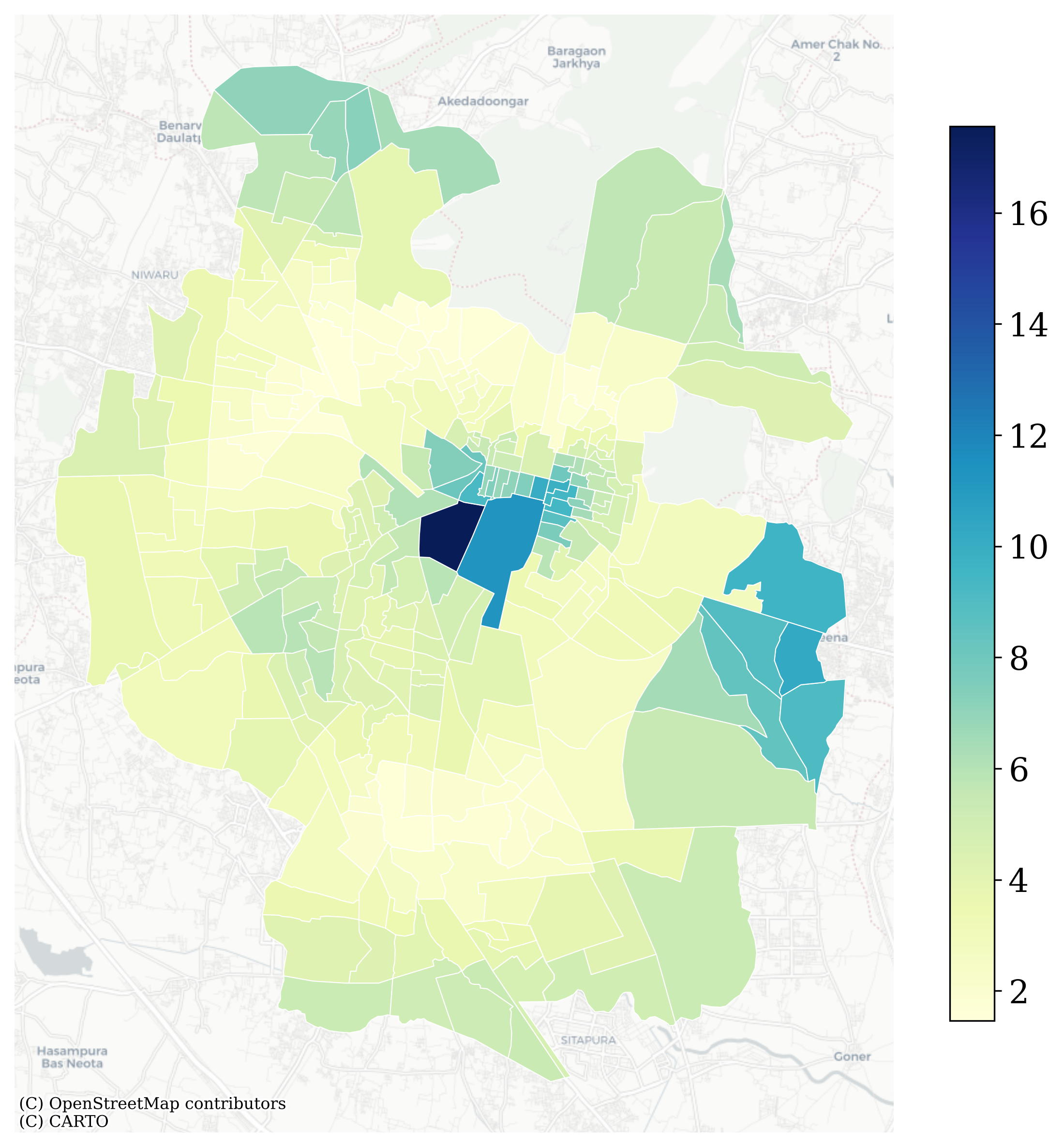 MGWR Local Multicollinearity Test using Condition Number 